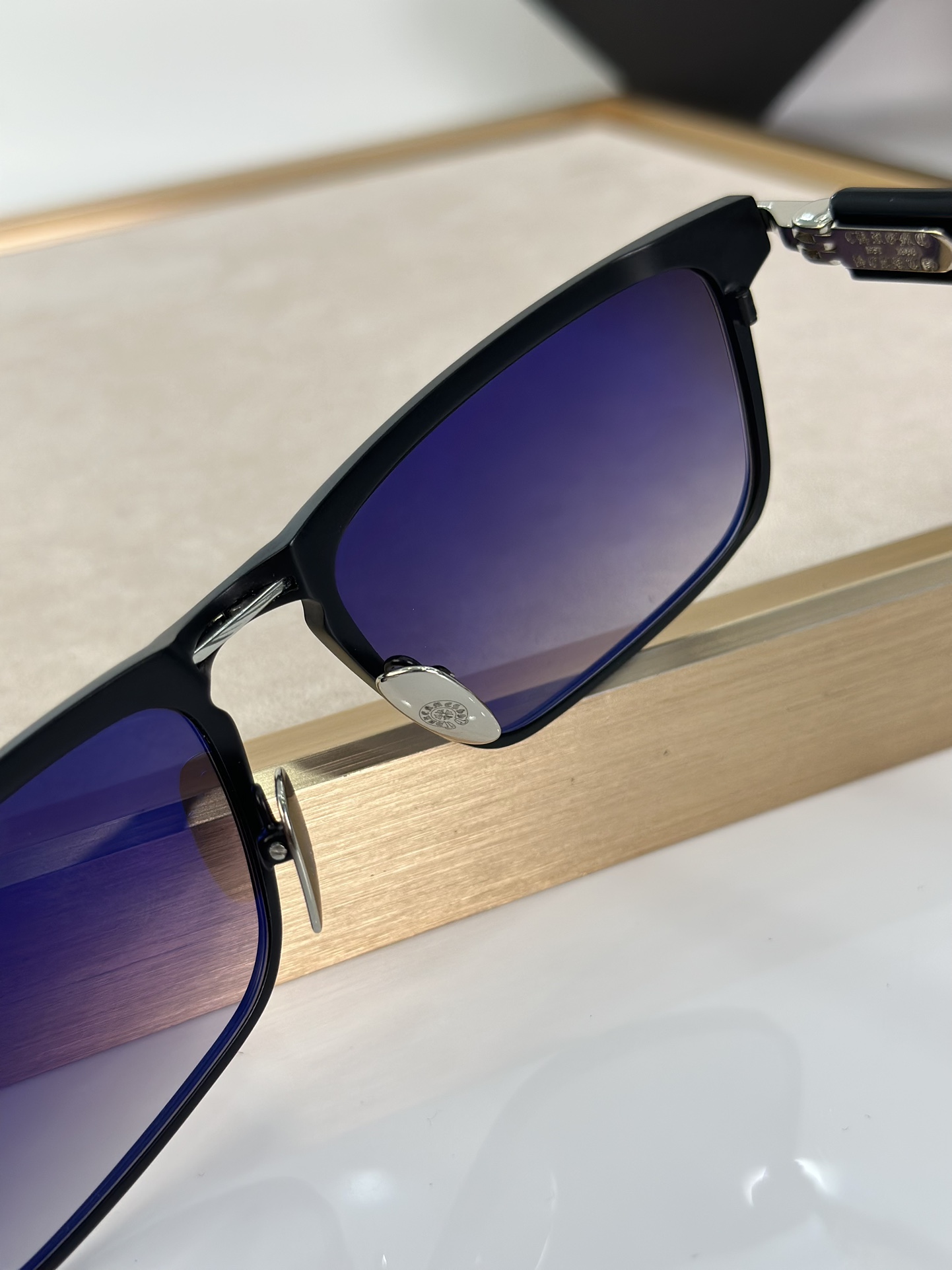 Chrome Hearts Sunglasses Brown Frames for Men and Women, UV Protection 9 i1711274322 2731 1