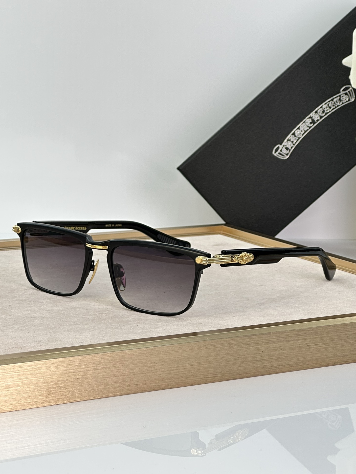 Chrome Hearts Sunglasses Brown Frames for Men and Women, UV Protection 3 i1711274322 523 5