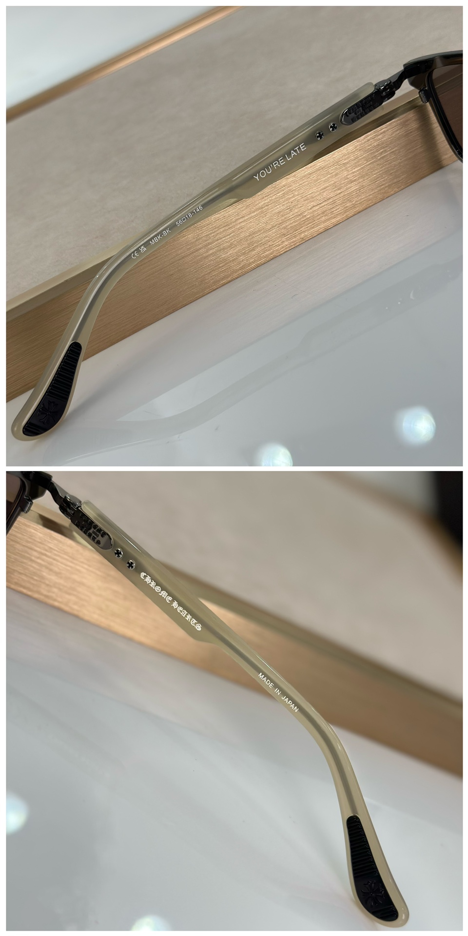 Chrome Hearts Rectangular Gray Sunglasses | Top Quality Shades for Men and Women 9 i1711275516 3344 3