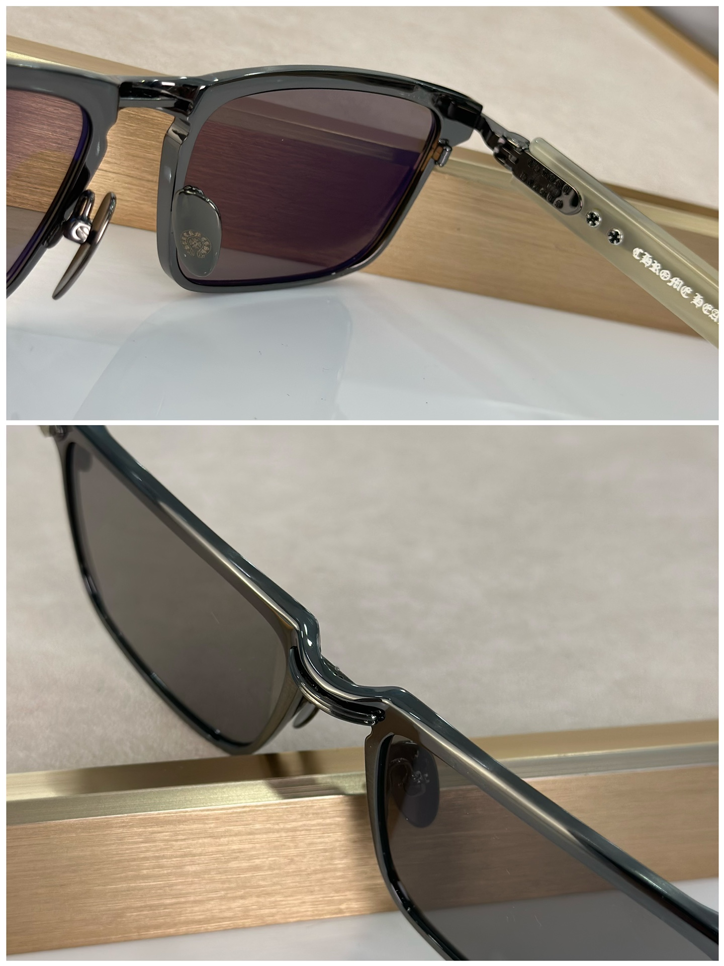 Chrome Hearts Rectangular Gray Sunglasses | Top Quality Shades for Men and Women 8 i1711275516 4999 4