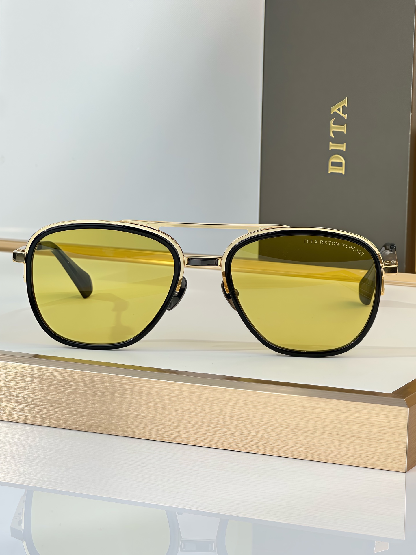 Dita Rikton-Type 402 Sunglasses - Handcrafted Designer Shades with Electroplating 3 i1750844234773 6815 0 1