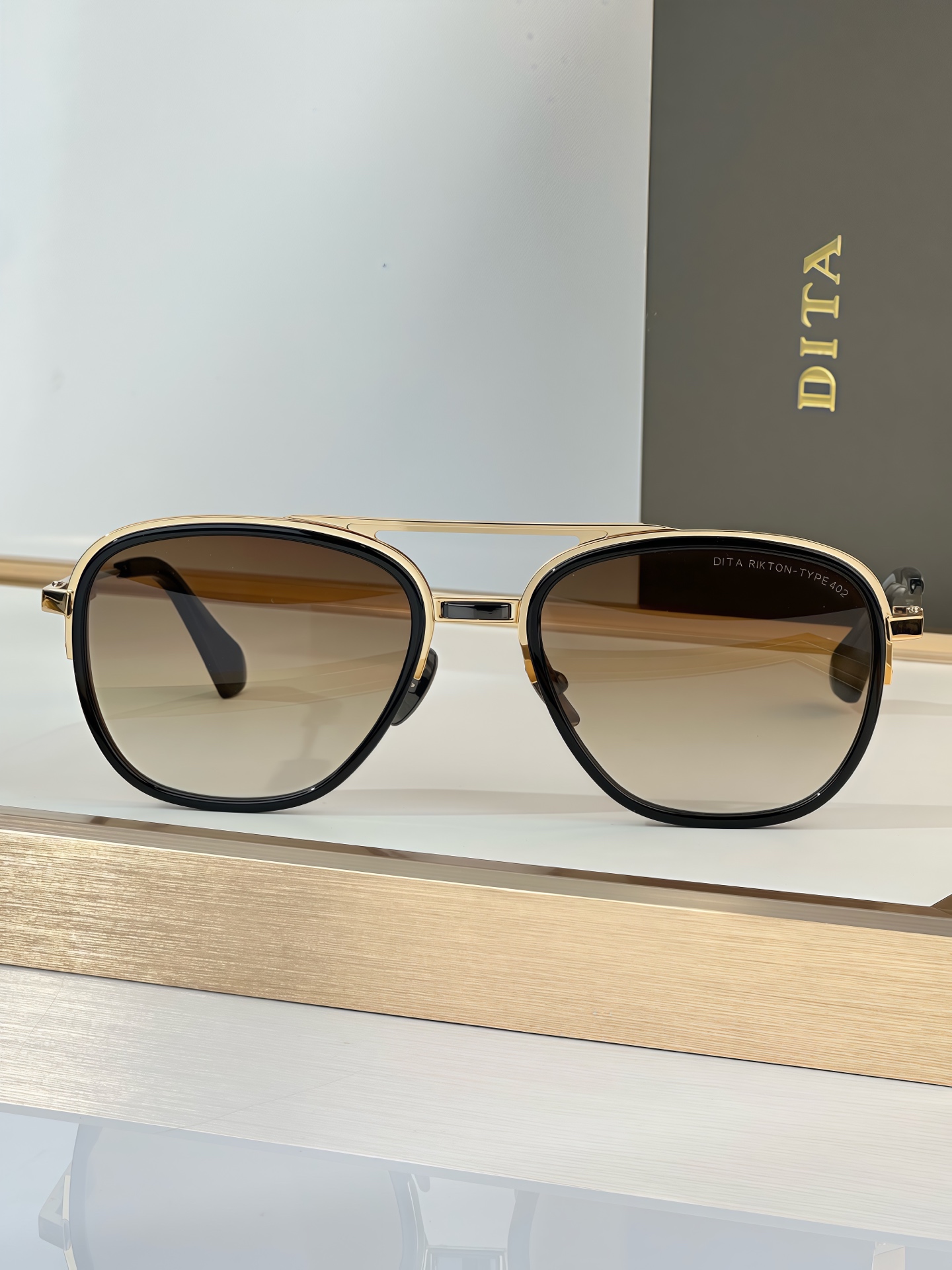 Dita Rikton-Type 402 Sunglasses - Handcrafted Designer Shades with Electroplating 4 i1750844234773 7764 0 2