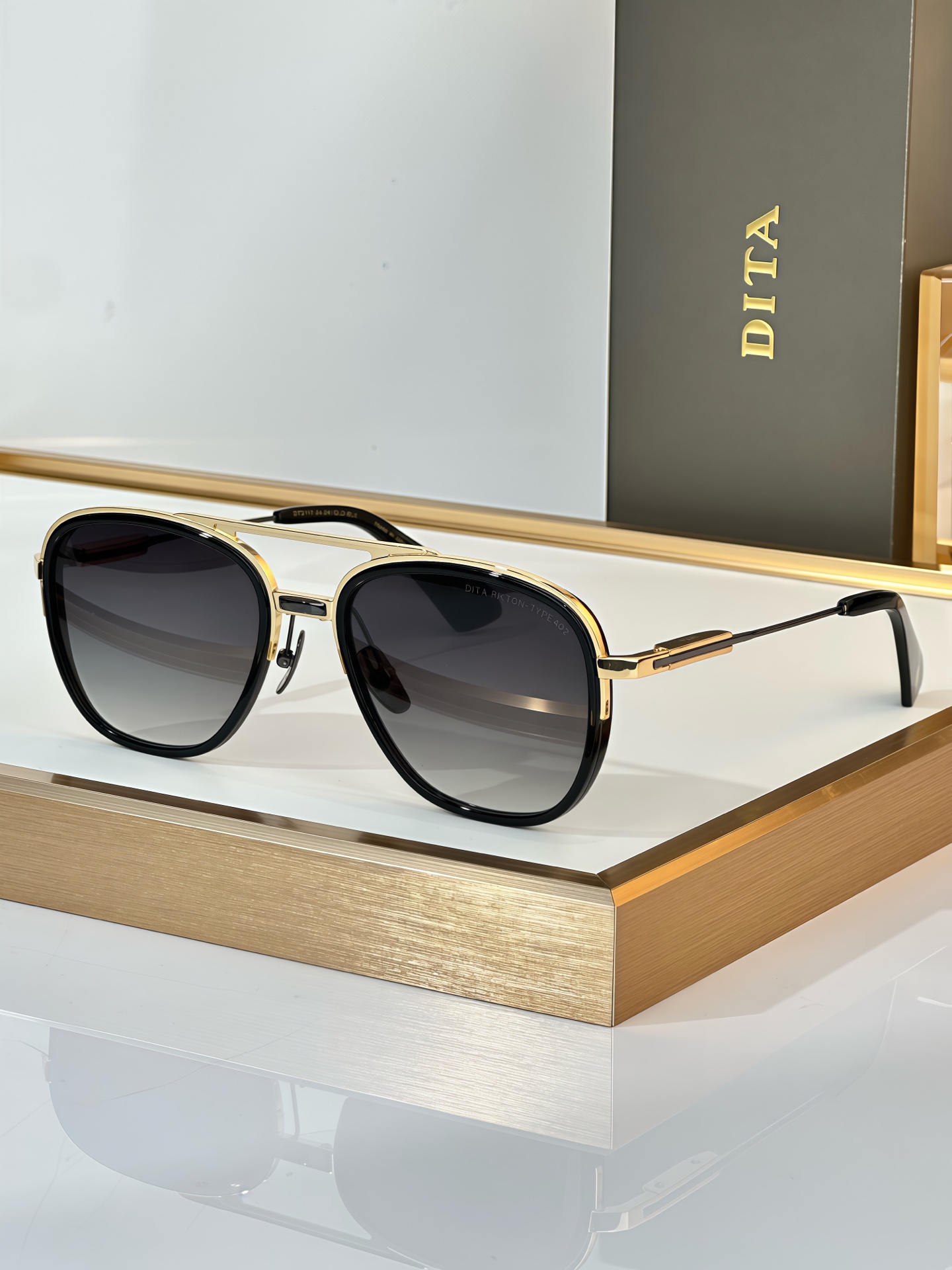 Dita Rikton-Type 402 Sunglasses - Handcrafted Designer Shades with Electroplating 7 i1750844236593 1627 0 5
