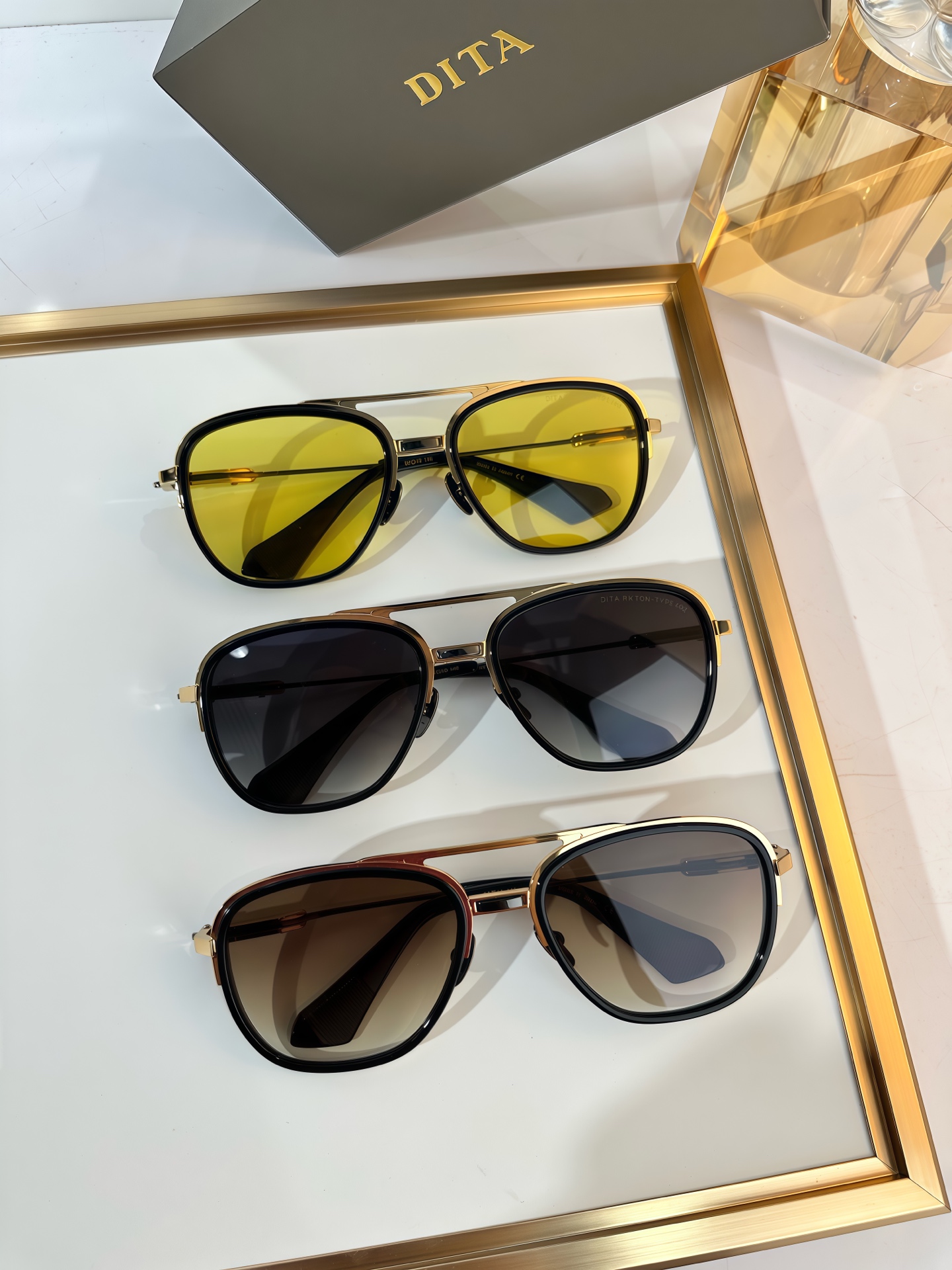 Dita Rikton-Type 402 Sunglasses - Handcrafted Designer Shades with Electroplating 10 i1750844236616 9508 0 7