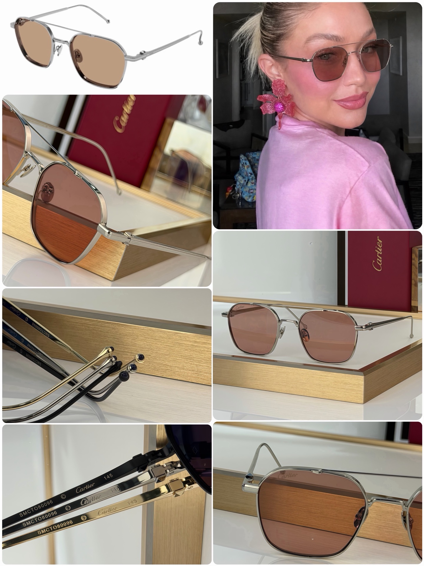 Cartier Première de Cartier CT0618S sunglasses: Inheriting classic aesthetics