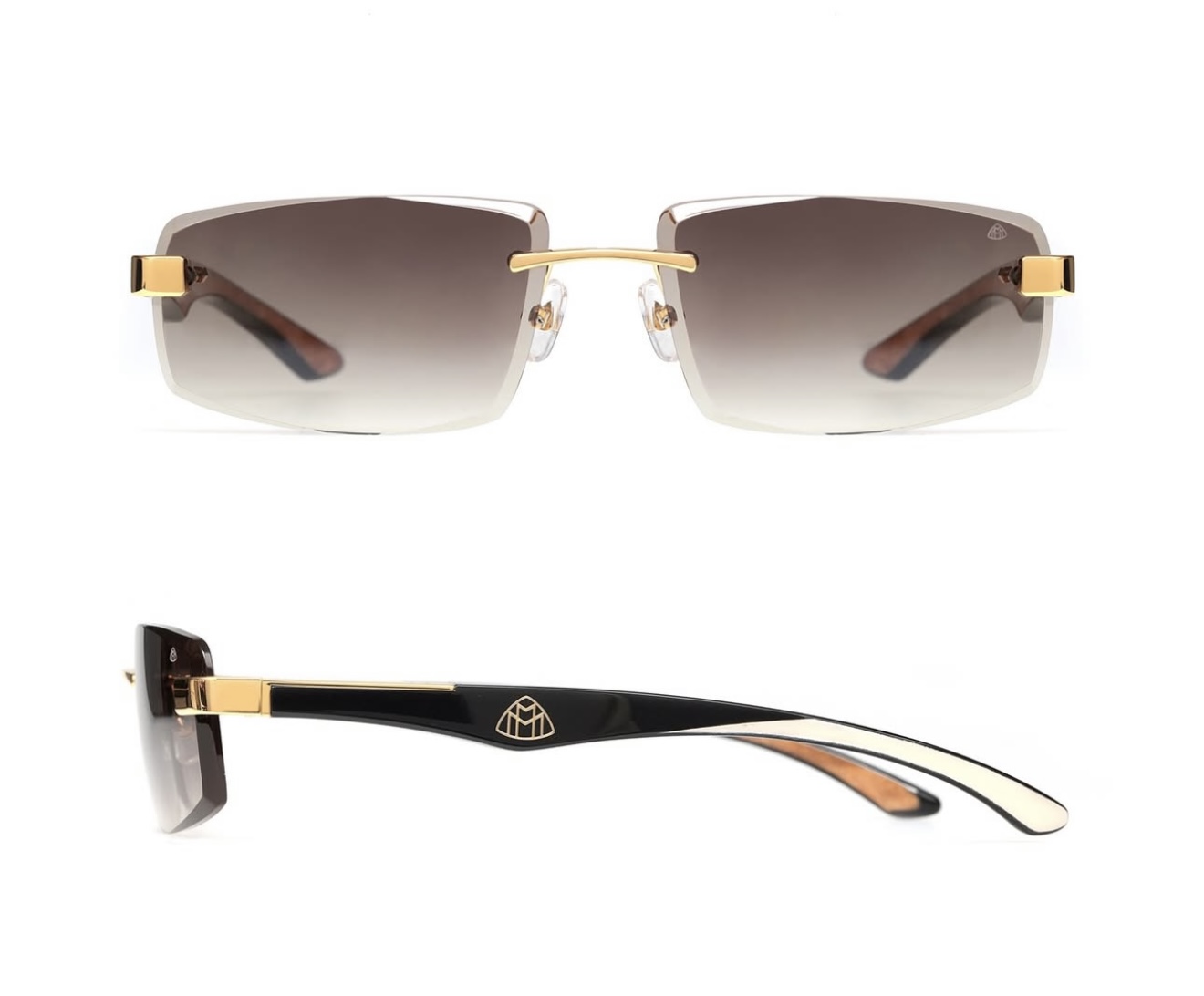 Unknown New MAYBACH Rimless Sunglasses