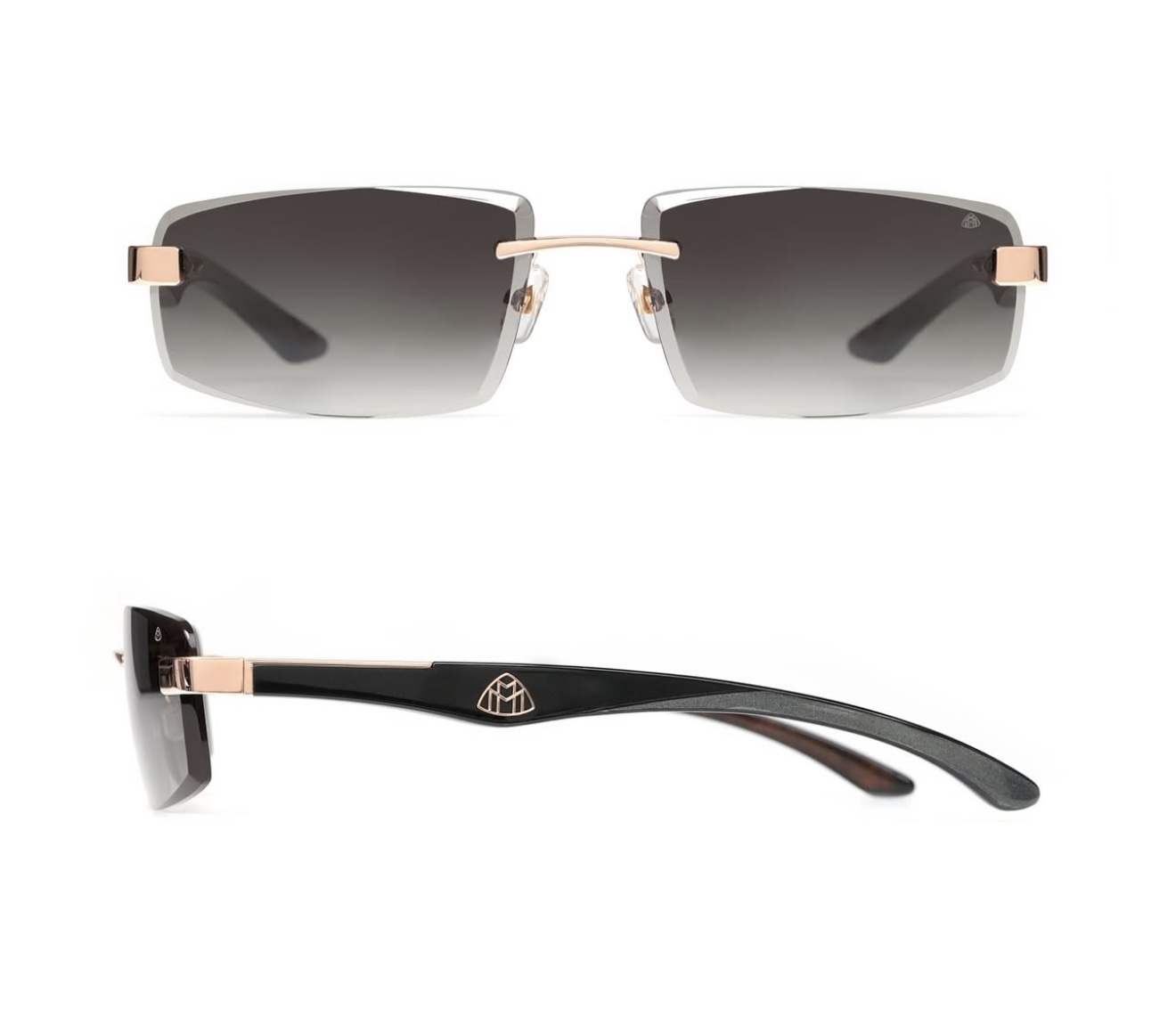 Unknown New MAYBACH Rimless Sunglasses