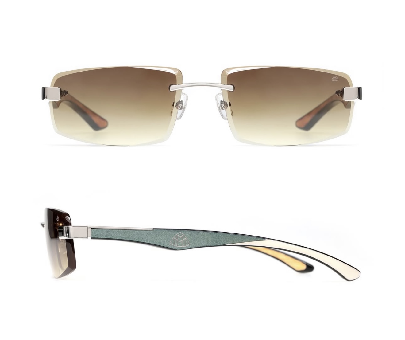 Unknown New MAYBACH Rimless Sunglasses