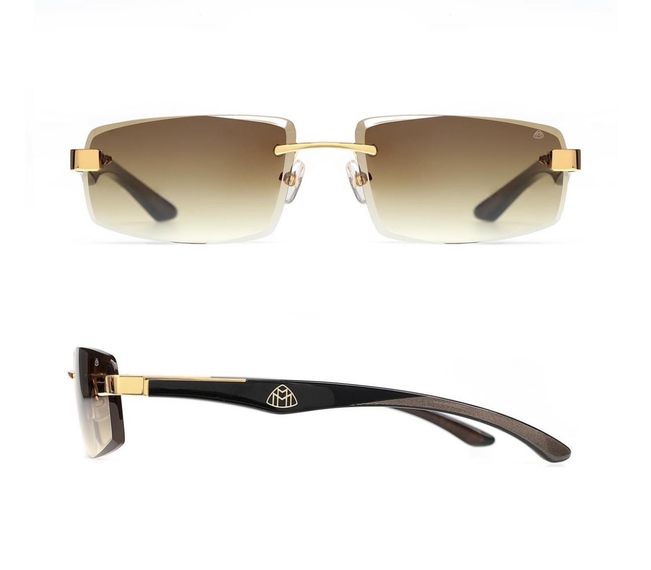 Unknown New MAYBACH Rimless Sunglasses