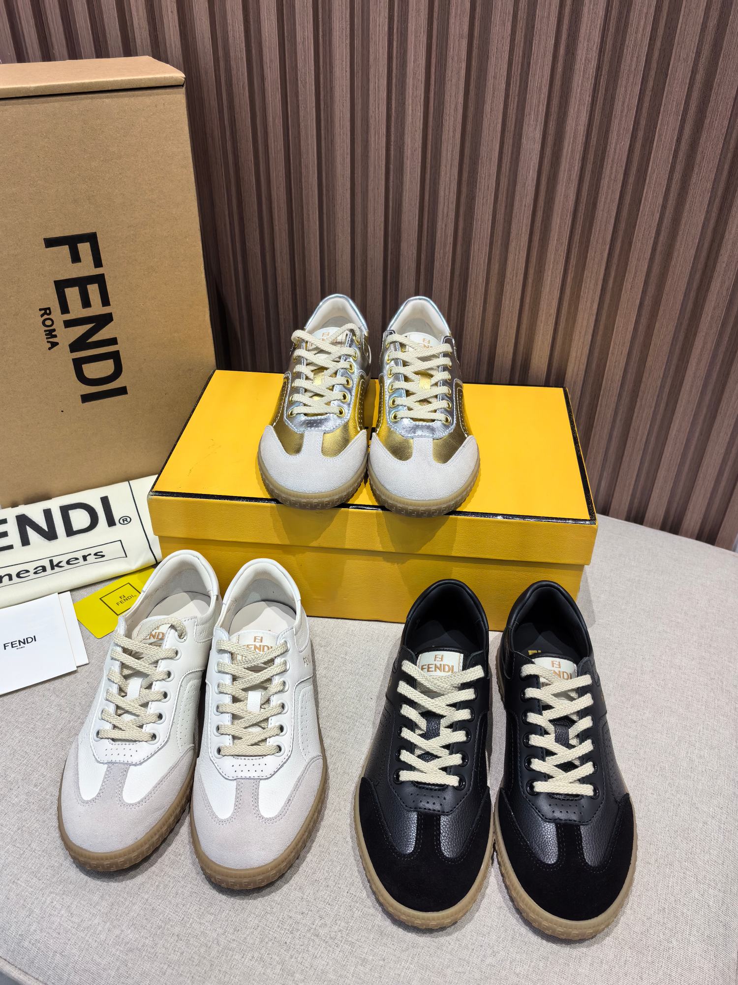 Estilo de pareja 👫 Serie de vuelo Fendi Calzado deportivo Forrest Gump Número de talla: 35-44