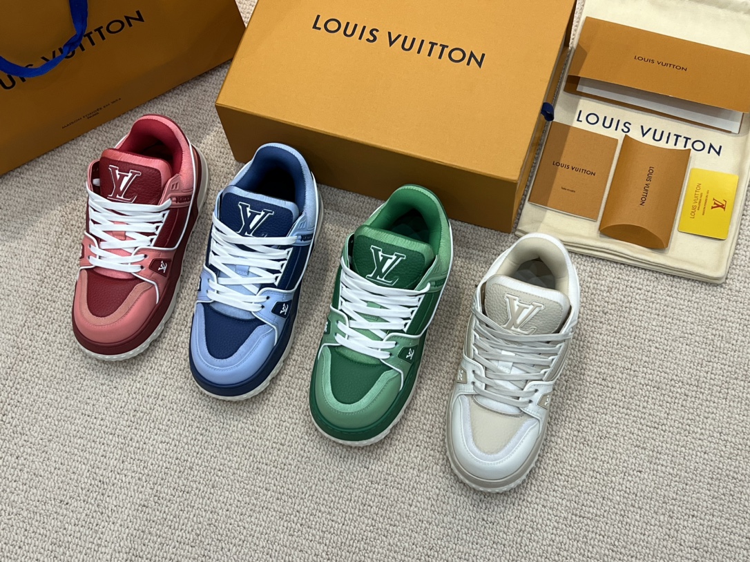 Zapatillas gordita LV TRAINER MAXI pan colección @420
