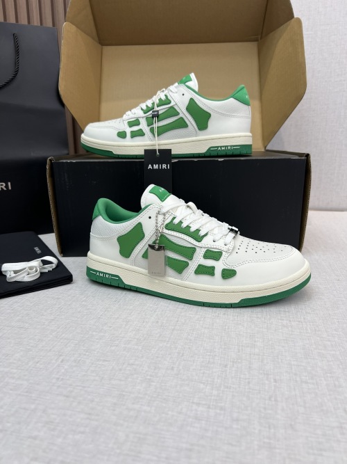 Amiri Bone Runner Sneakers - Stylish Leather Low Top Sneakers for Men and Women 1 Amiri Bone Runner Sneakers - Stylish Leather Low Top Sneakers for Men and Women