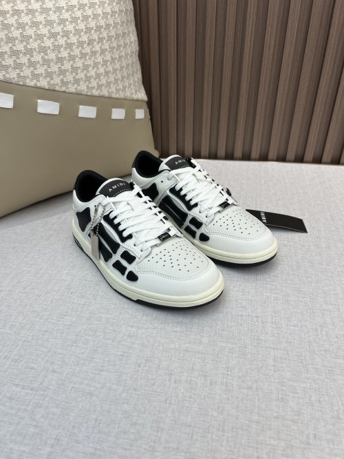 Amiri Bone Runner Sneakers - Stylish Leather Low Top Sneakers for Men and Women 1 Amiri Bone Runner Sneakers - Stylish Leather Low Top Sneakers for Men and Women