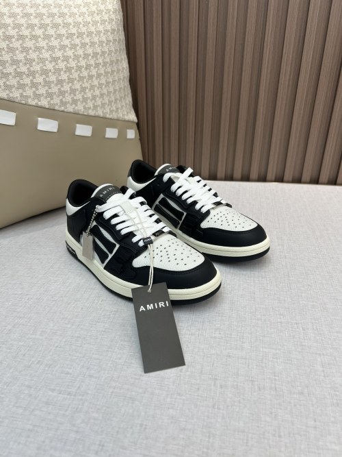 Amiri Bone Runner Sneakers - Designer Couple Shoes with Premium Leather 1 Amiri Bone Runner Sneakers - Designer Couple Shoes with Premium Leather