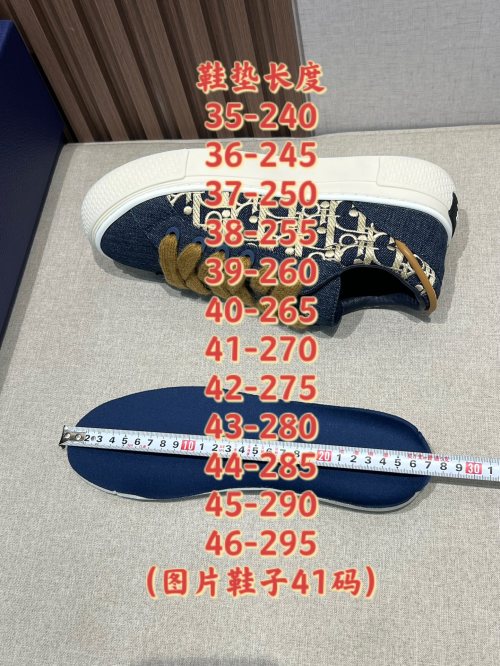 Dior Women's Denim Low Top Sneakers Fashion Casual Shoes Size 41 1 Dior Women's Denim Low Top Sneakers Fashion Casual Shoes Size 41