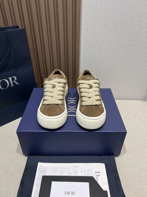 Dior B33 Denim Tears Collaboration Brown Suede Low-Top Sneakers 1 Dior B33 Denim Tears Collaboration Brown Suede Low-Top Sneakers