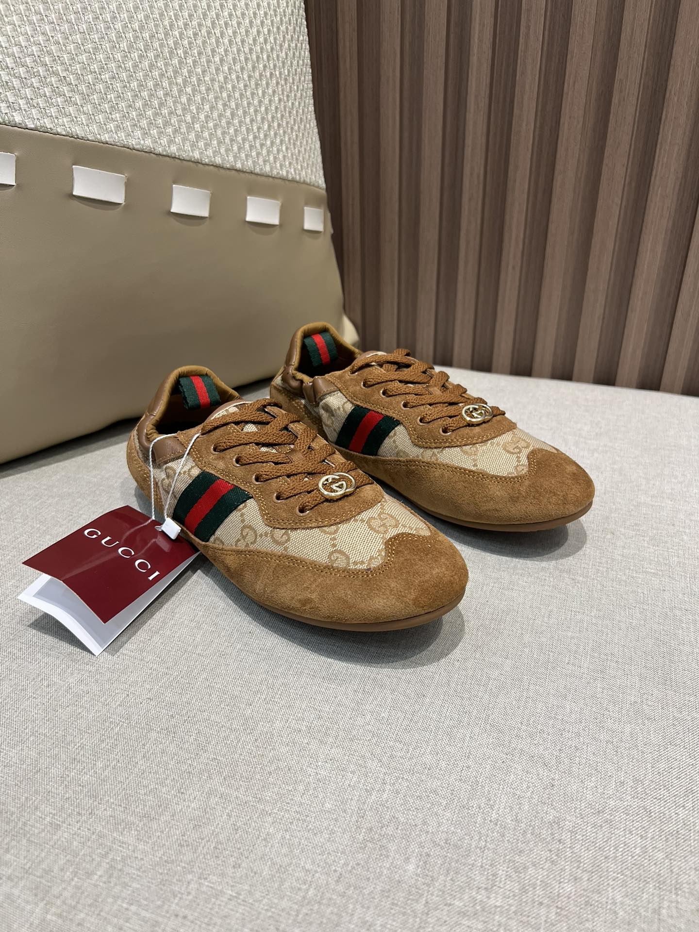 Precio de fábrica p270@, talla de mujer 👩🏻Gucc* Serie Gucci Shift zapatos de entrenamiento moral retro calzado deport…