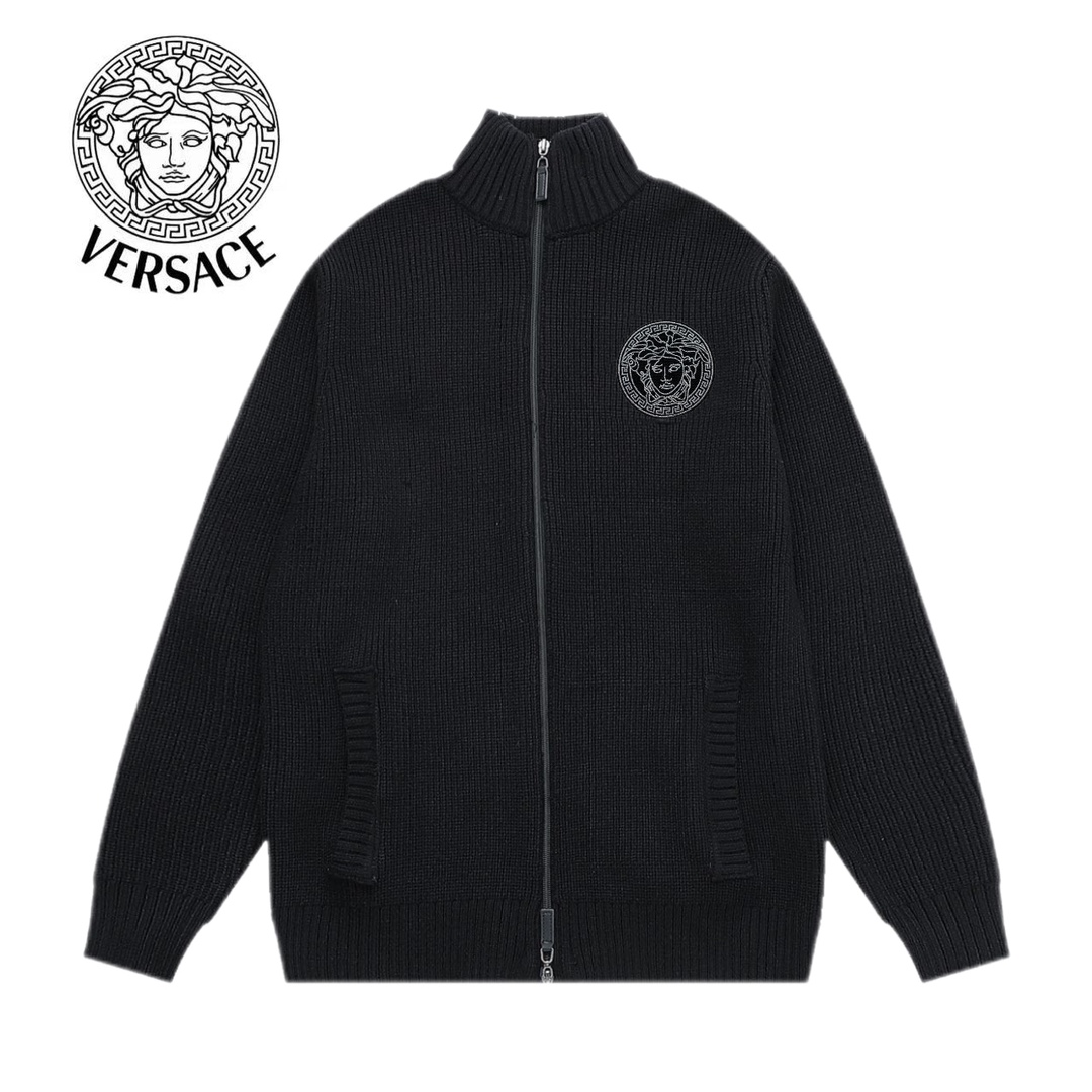 Top-Level Versace Puffer Jacket with Integrated Logo and High-Quality Fabrics - 图片 1