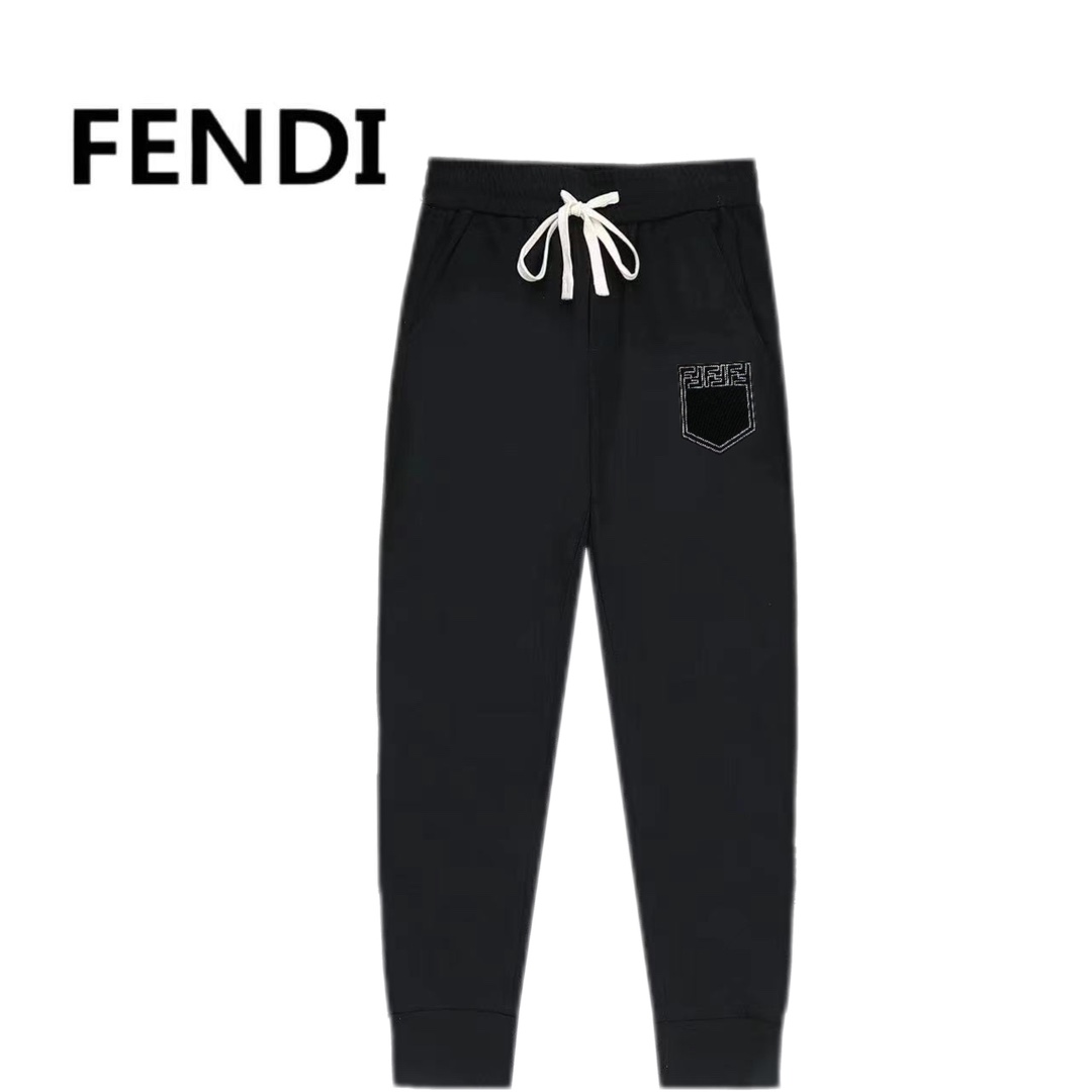 Pantalones casuales de Fendi nueva colección de primavera 2024, clásico que nunca cansa, diseño de artesanía …