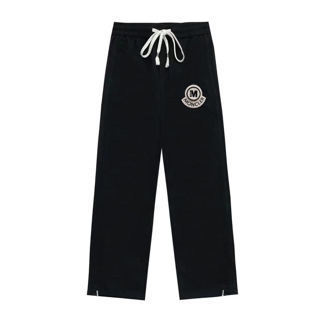Montclair nuevo estilo de alta gama, pantalones deportivos casuales de pierna recta con cremallera. No solo tiene la ga…