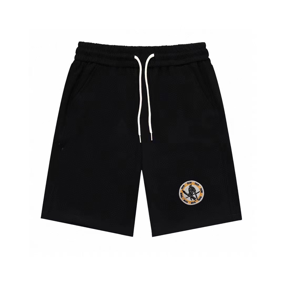 , Nuevo ribete de bolsillo para hombre Dior 24/SS. Pantalones cortos de punto informales. Los laterales del pantalón es…