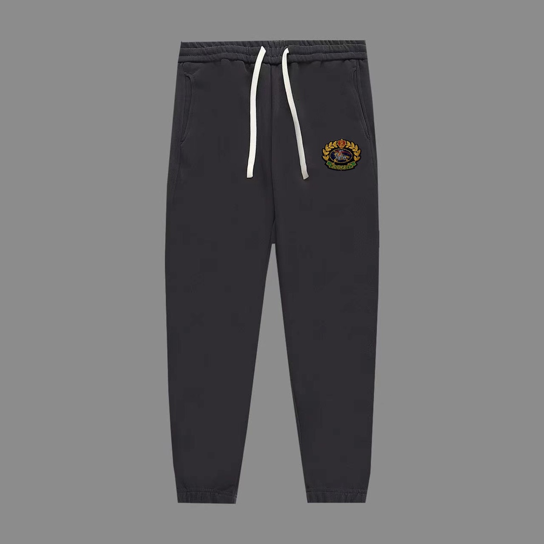 ¡Pantalones deportivos casuales con logo de cuerpo completo de la nueva colección de principios de otoño de 巴家 2024! Co…