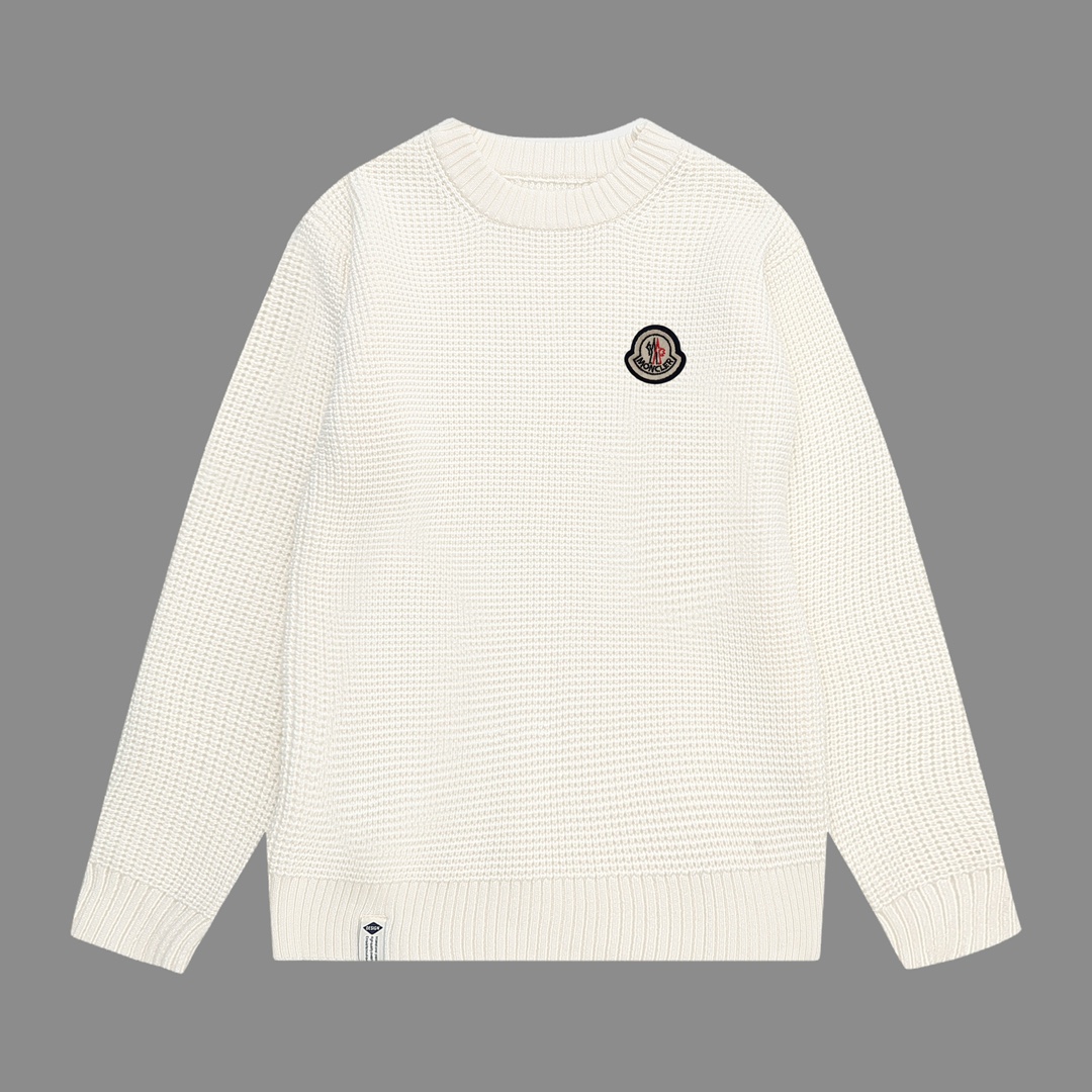 “DW Classic Big Tuff Sweater in Dark Blue, White, Black, Sizes M-3XL”