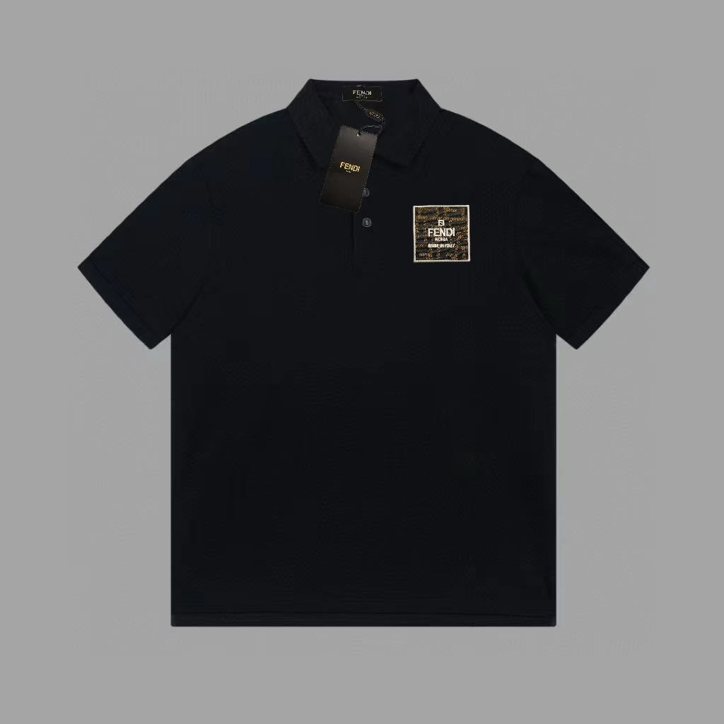 Polo de piqué de alta gama Fendi (tres etiquetas) Canal Moncler de primer nivel, supera a todas las versiones del merca…
