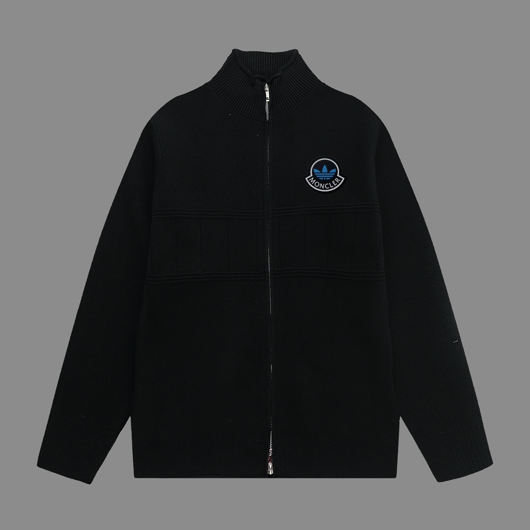 Prada (los tres estándares) nueva chaqueta de punto con cremallera para otoño e invierno. Artesanía: lana de punto clás…