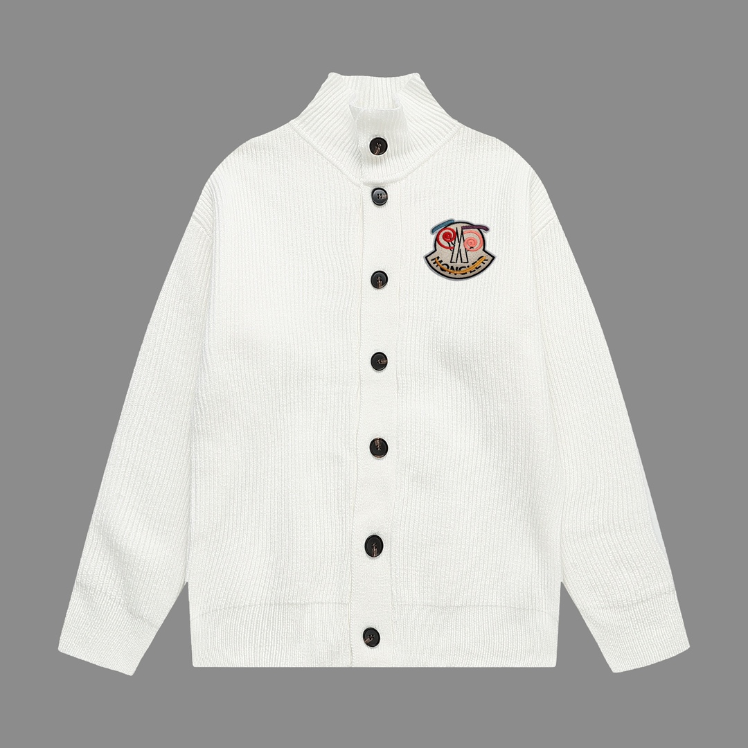 , Moncler # versión original, abrigo de lana de punto grueso, nuevo modelo de otoño e invierno, tejido de lana acrílica…