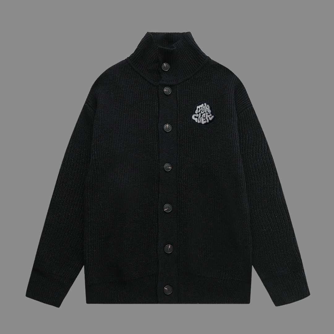 , Moncler # versión original, abrigo de lana de punto grueso, nuevo modelo de otoño e invierno, tejido de lana acrílica…
