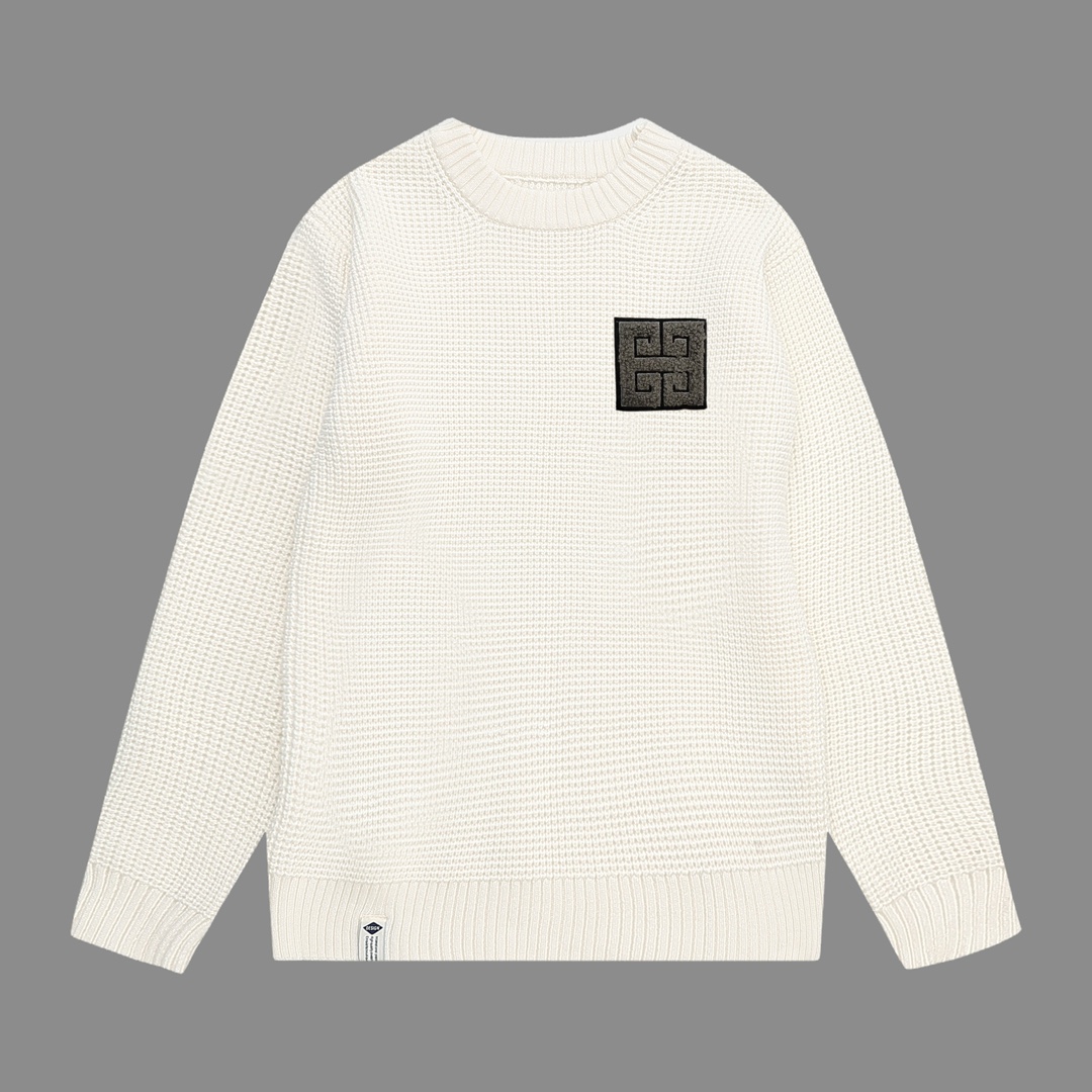 , El suéter Givenchy#Waffle es un nuevo estilo de otoño e invierno, un suéter clásico de pana grande, material de hilo …