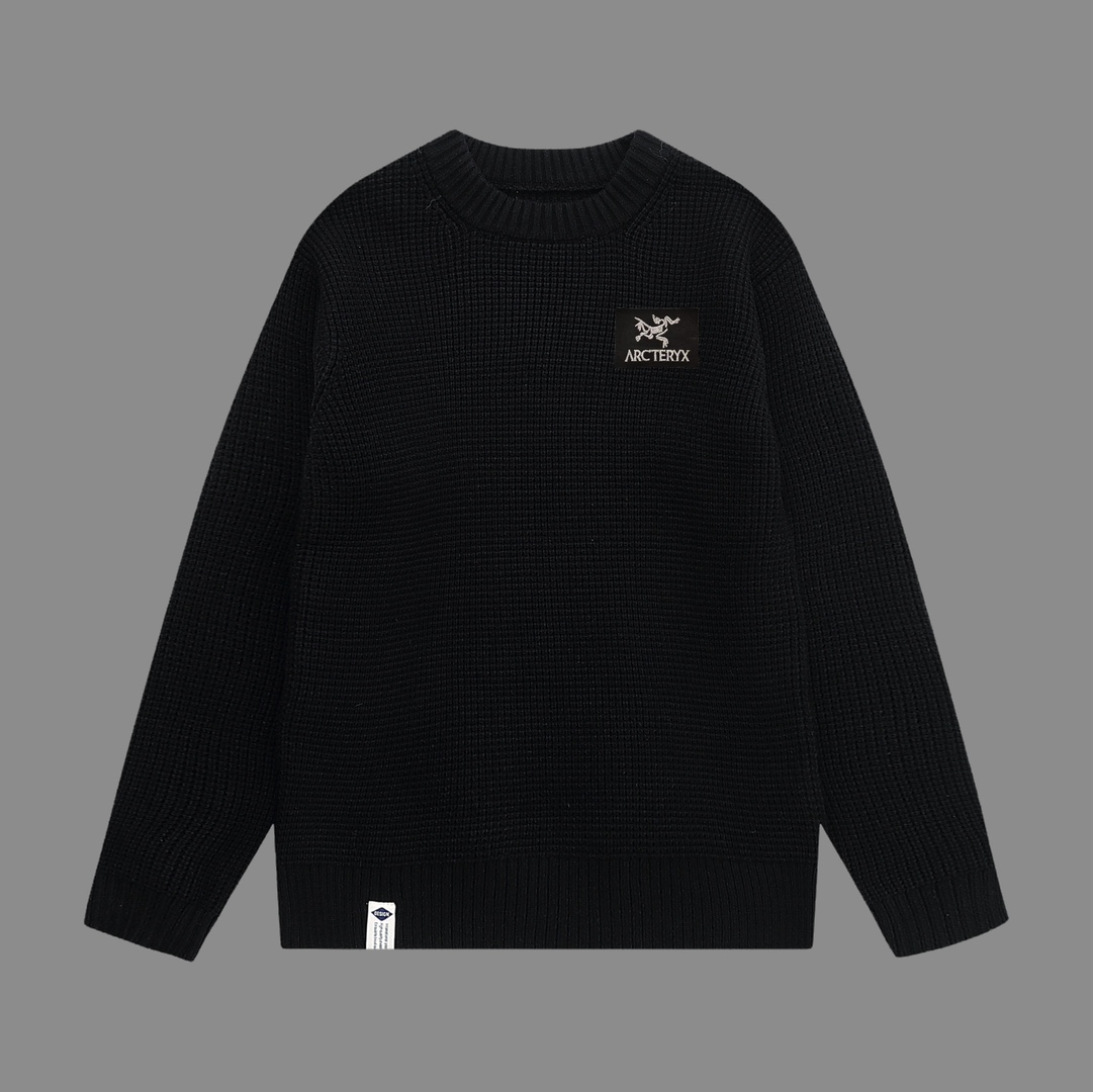 , Arc'teryx #Waffle Sweater, un nuevo estilo para otoño e invierno, suéter clásico de pana grande, material de hilo de …