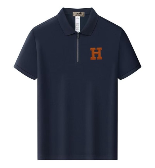 Hermes Men's Polo Shirt - Breathable, Comfortable, High-Quality Fabric 1 Hermes Men's Polo Shirt - Breathable, Comfortable, High-Quality Fabric