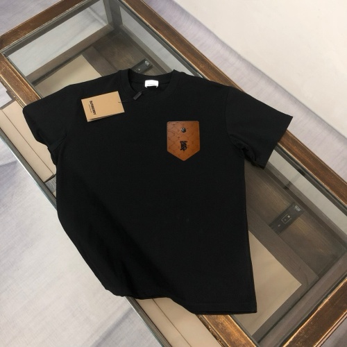 Burberry Short Sleeve Crewneck T-Shirt with Pocket Detail - Couple Style 1 Burberry Short Sleeve Crewneck T-Shirt with Pocket Detail - Couple Style