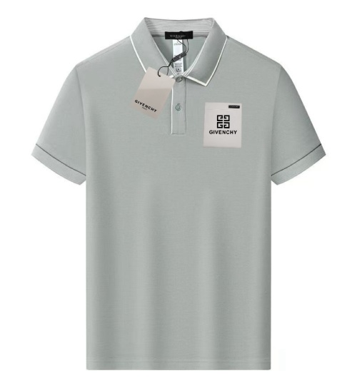 Givenchy Men's Polo Shirt - Breathable Cotton Blend, Short Sleeve, Casual Fit 1 Givenchy Men's Polo Shirt - Breathable Cotton Blend, Short Sleeve, Casual Fit