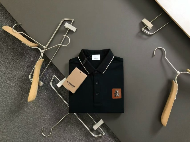 Burberry Men's Polo Shirt - Short Sleeve, Breathable Cotton Blend, Classic Fit 1 Burberry Men’s Polo Shirt – Short Sleeve, Breathable Cotton Blend, Classic Fit