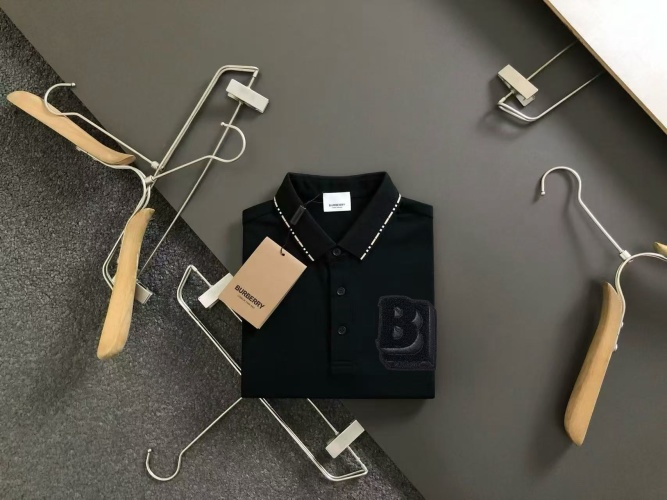 Burberry Men's Polo Shirt - Short Sleeve, Breathable Fabric, High Quality 1 Burberry Men’s Polo Shirt – Short Sleeve, Breathable Fabric, High Quality