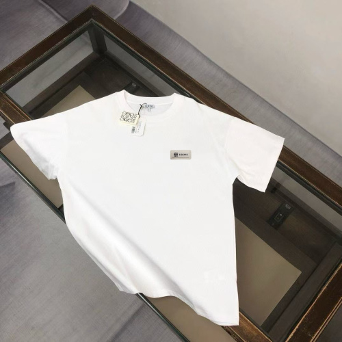 Loewe 2025 Unisex Short Sleeve T-Shirt with Embroidered Logo - Multi Colors 1 Loewe 2025 Unisex Short Sleeve T-Shirt with Embroidered Logo – Multi Colors