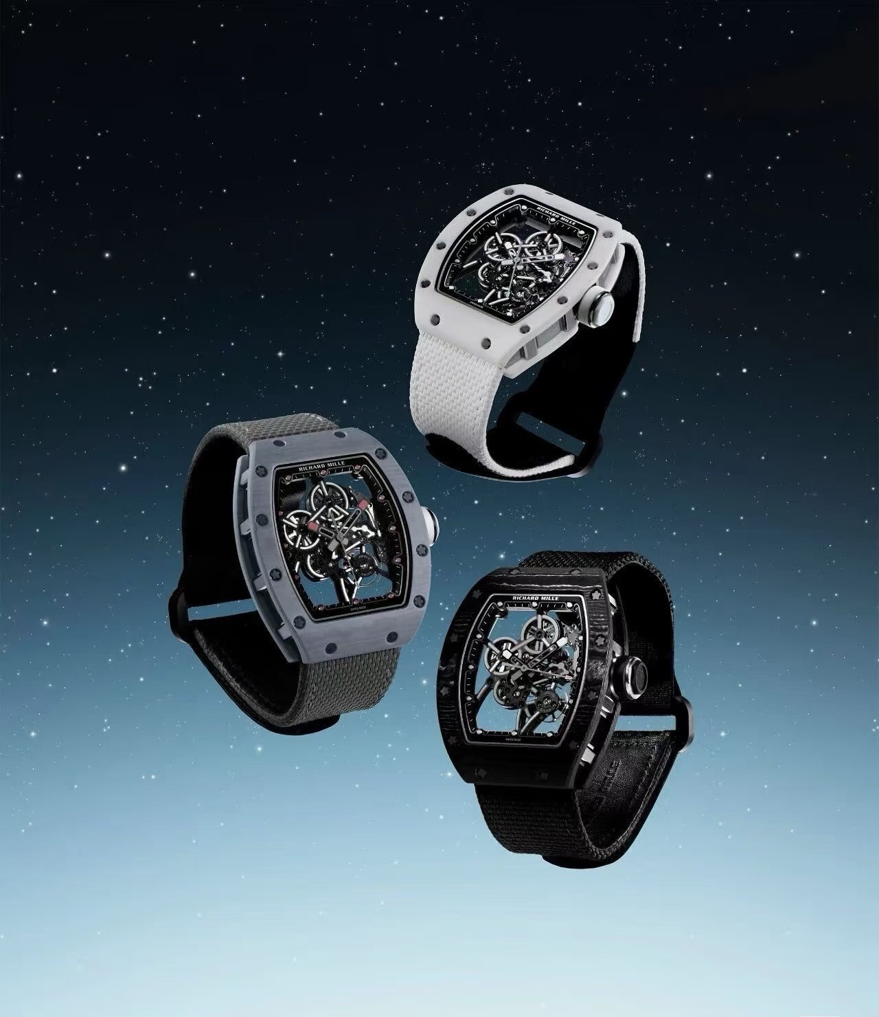 NO:944861,Richard Mille RM-01 three colors have arrived.,19860909理查德米勒RM-01 三个色到货了.,,Watch