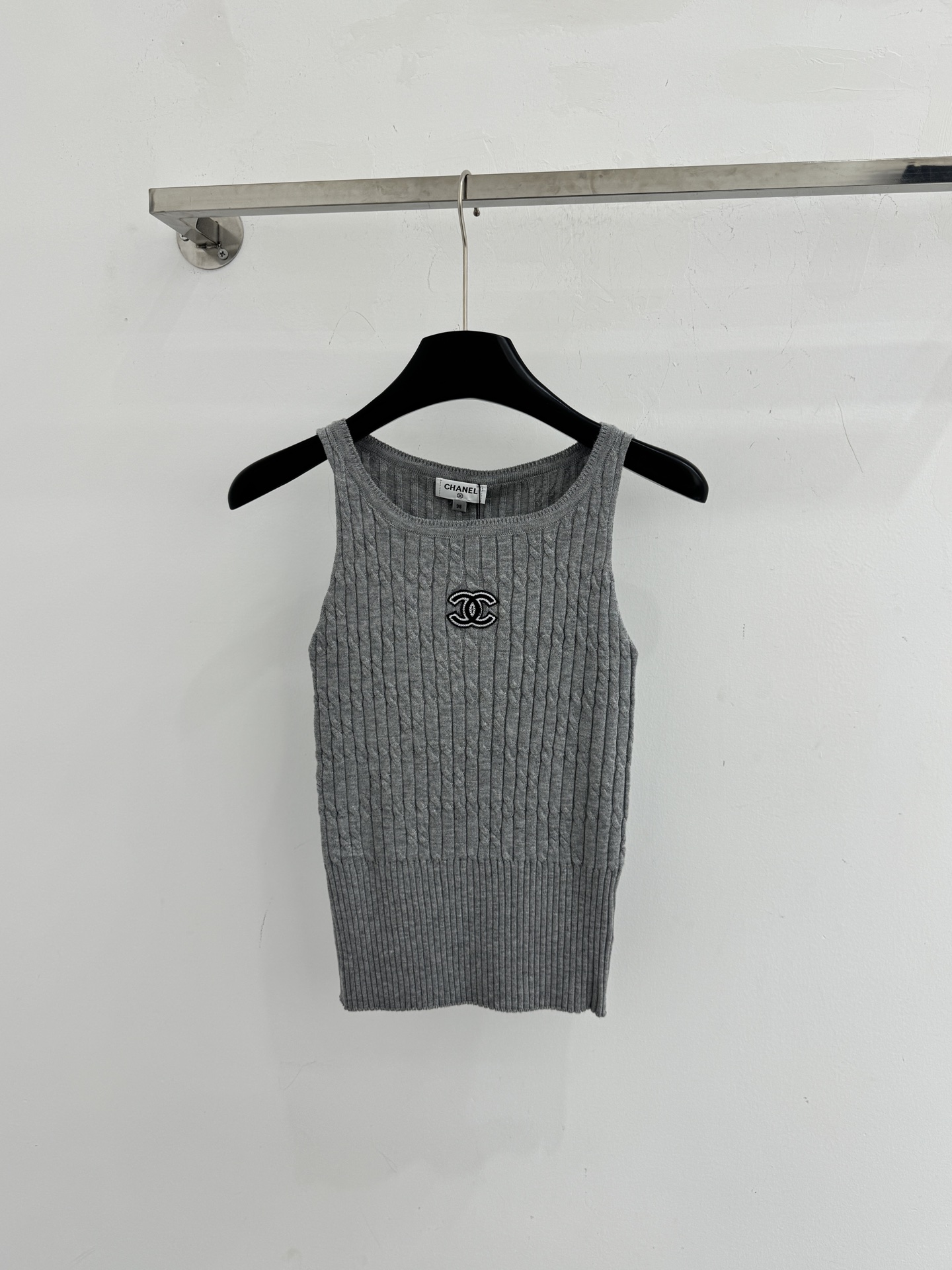 Chrome Hearts 双C刺绣点缀，修身显瘦，简约百搭，内搭外穿皆可，温柔又高级D