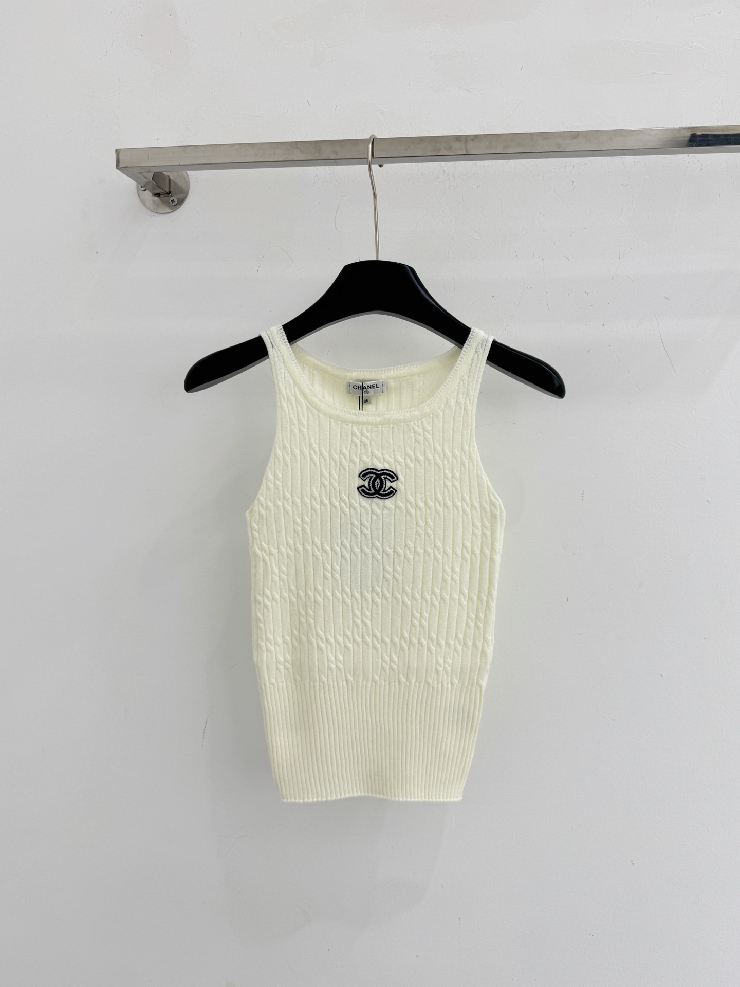 Chrome Hearts 双C刺绣点缀，修身显瘦，简约百搭，内搭外穿皆可，温柔又高级D