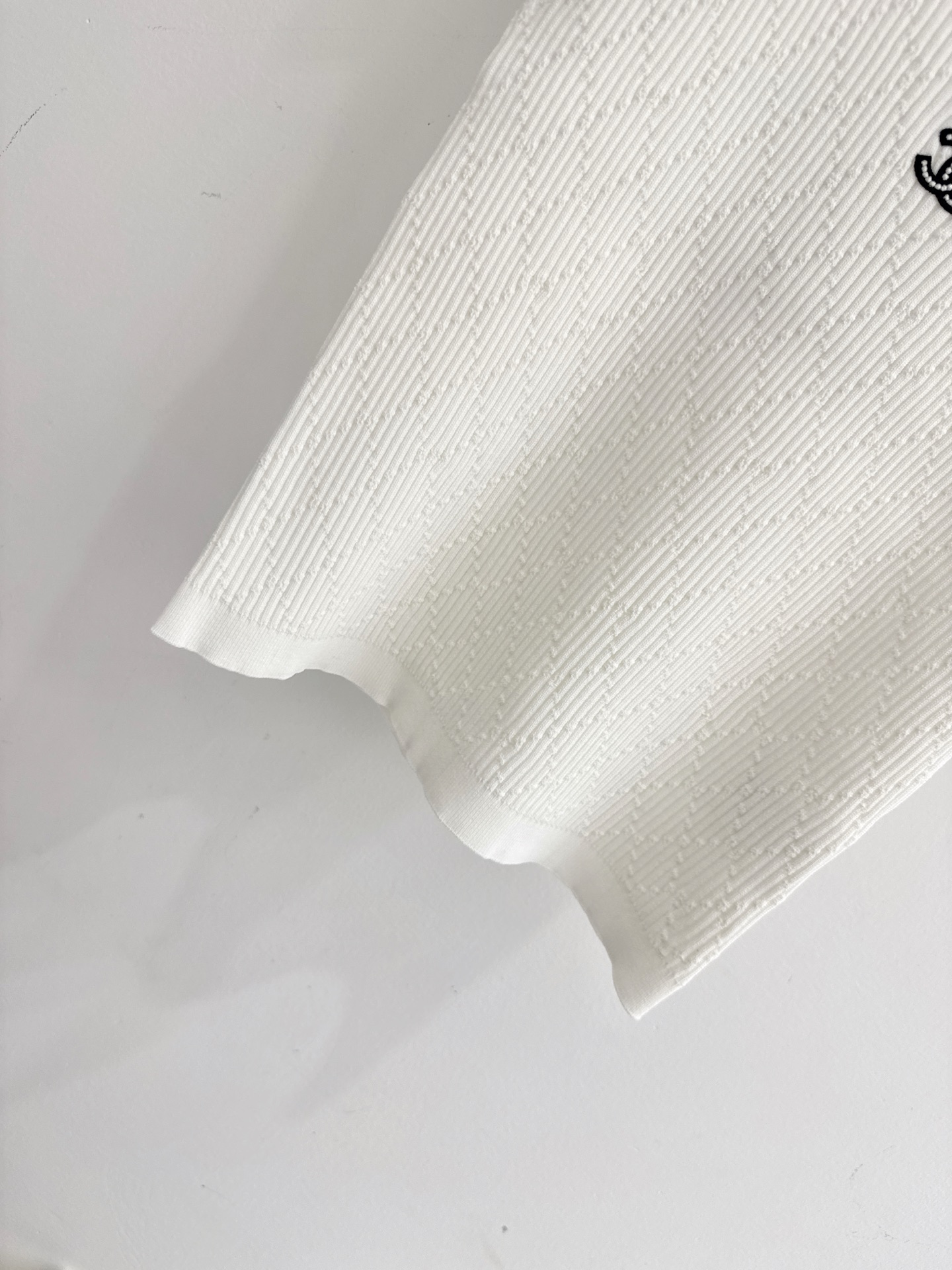 Chrome Hearts 简约圆领针织背心，坑条肌理，双C点缀，百搭显瘦。T