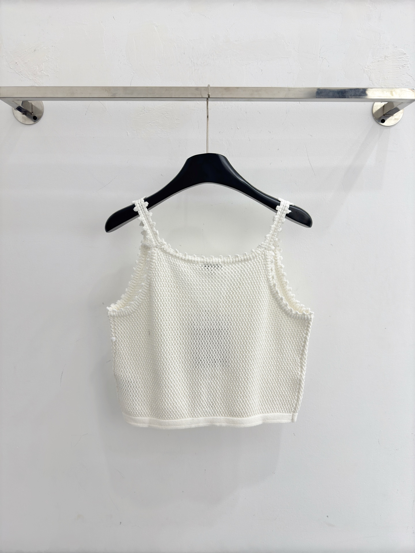 Chrome Hearts 钩花针织吊带背心，双C扣点缀，清新透气，温柔百搭。T