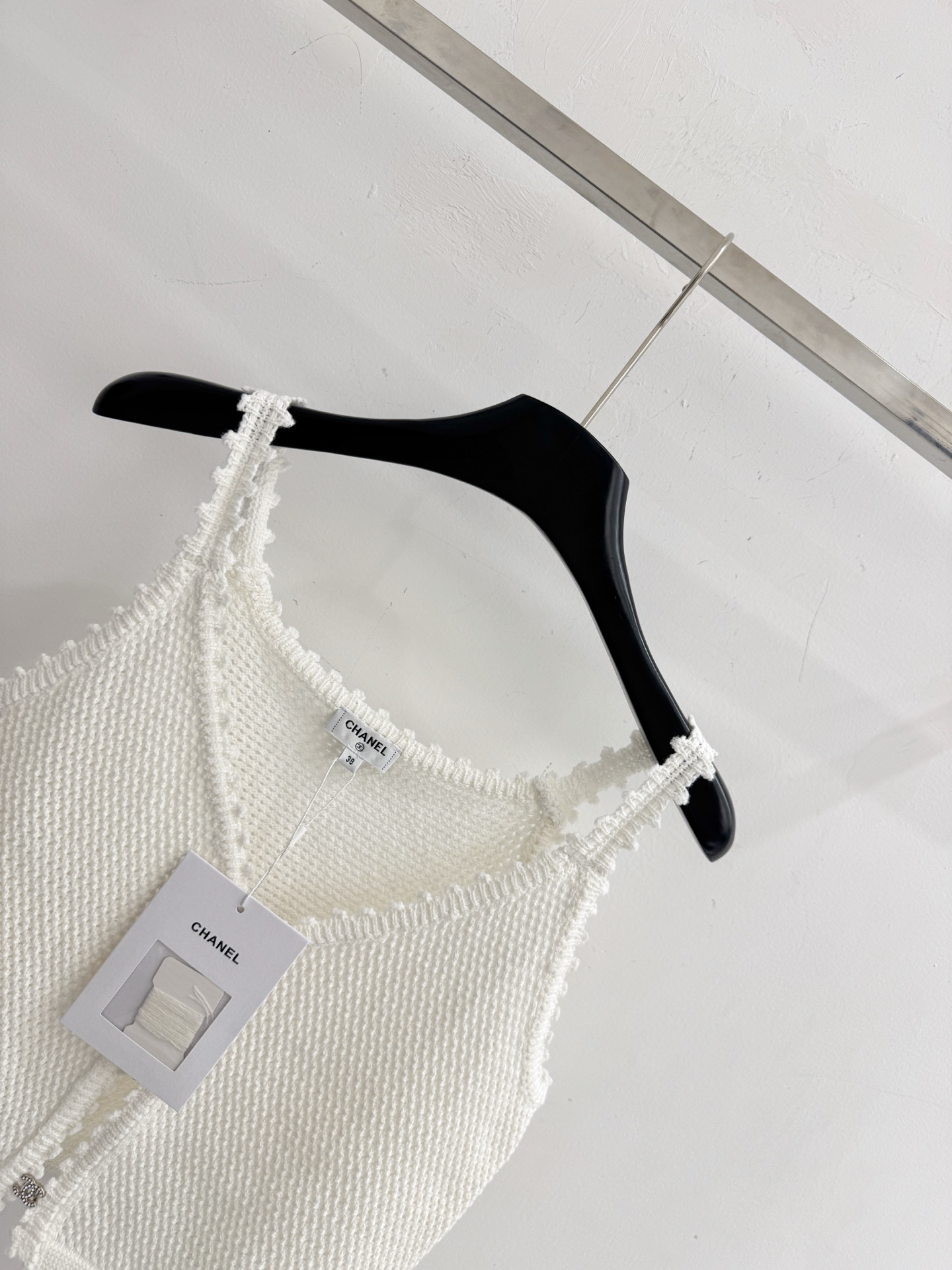 Chrome Hearts 钩花针织吊带背心，双C扣点缀，清新透气，温柔百搭。T