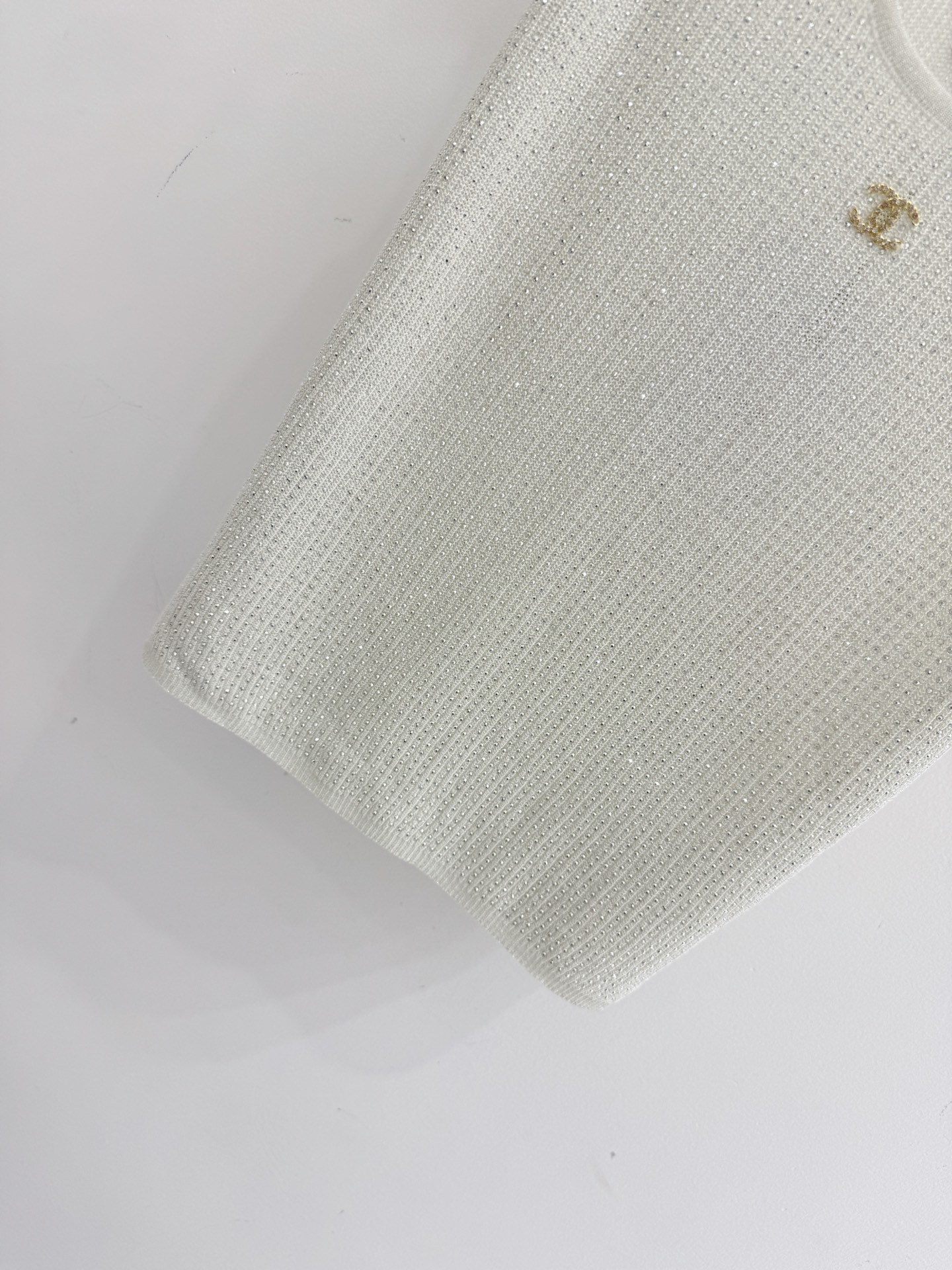 Chrome Hearts 香风亮片针织吊带背心，两色入，修身显瘦，名媛风