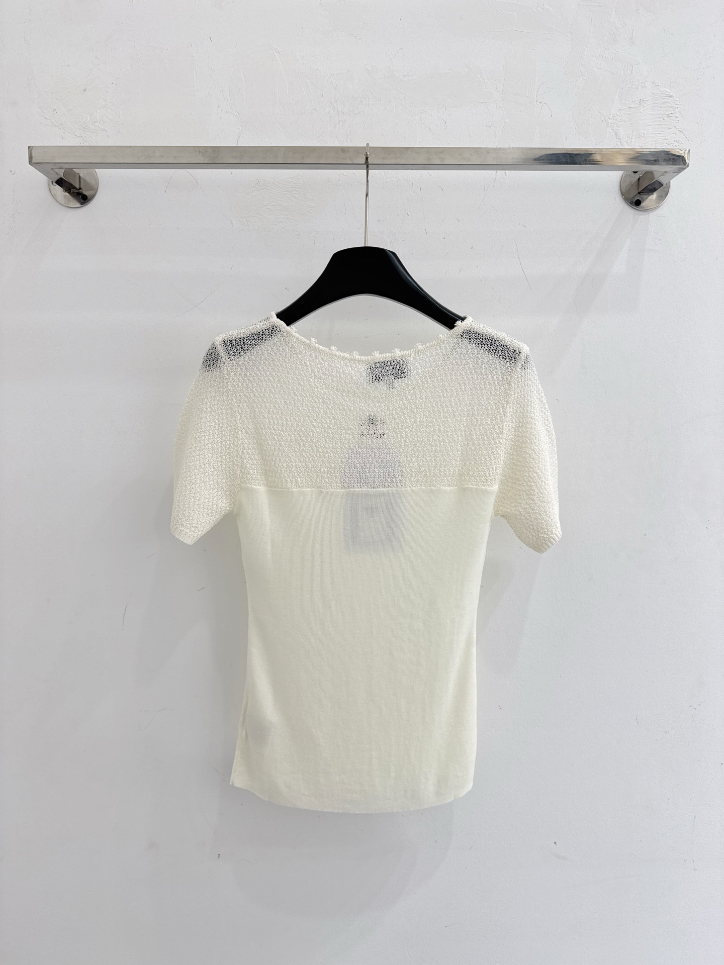 Chrome Hearts 镂空网纱拼接针织衫，简约百搭不挑人