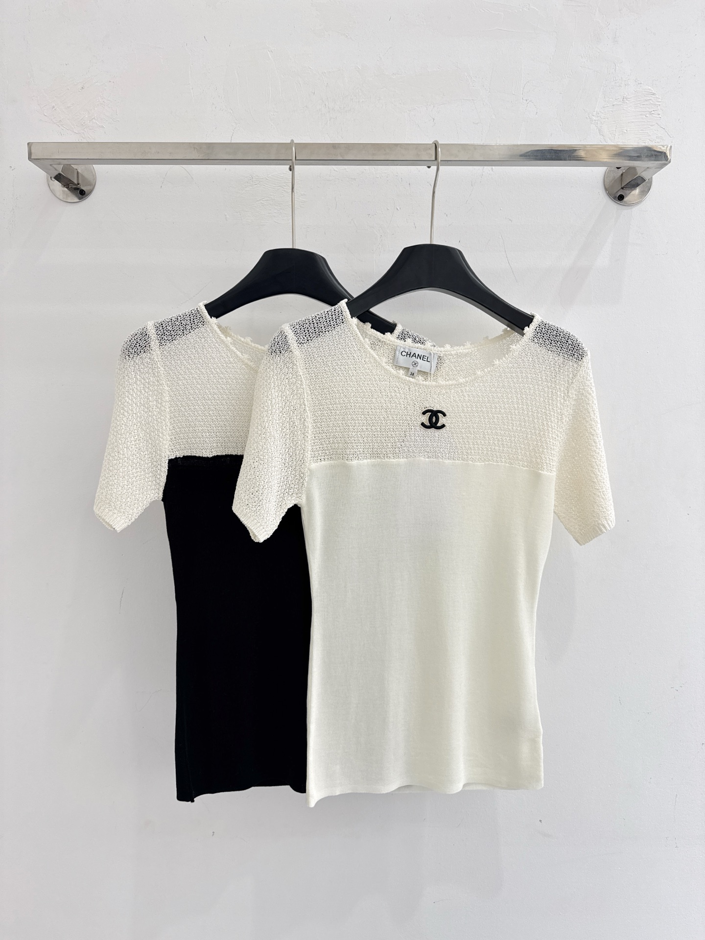 Chrome Hearts 镂空网纱拼接针织衫，简约百搭不挑人