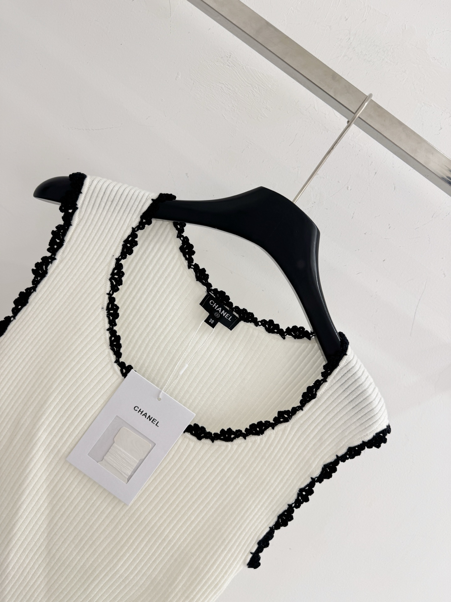 Chrome Hearts CH26春夏新款，三色针织花边背心，香奈儿风百搭款