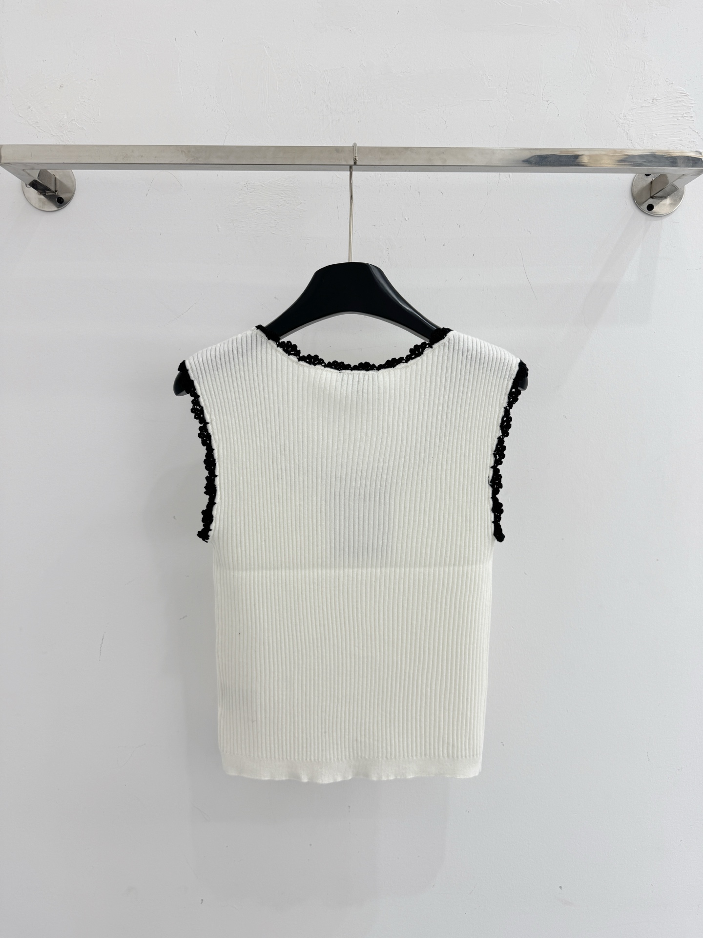 Chrome Hearts CH26春夏新款，三色针织花边背心，香奈儿风百搭款